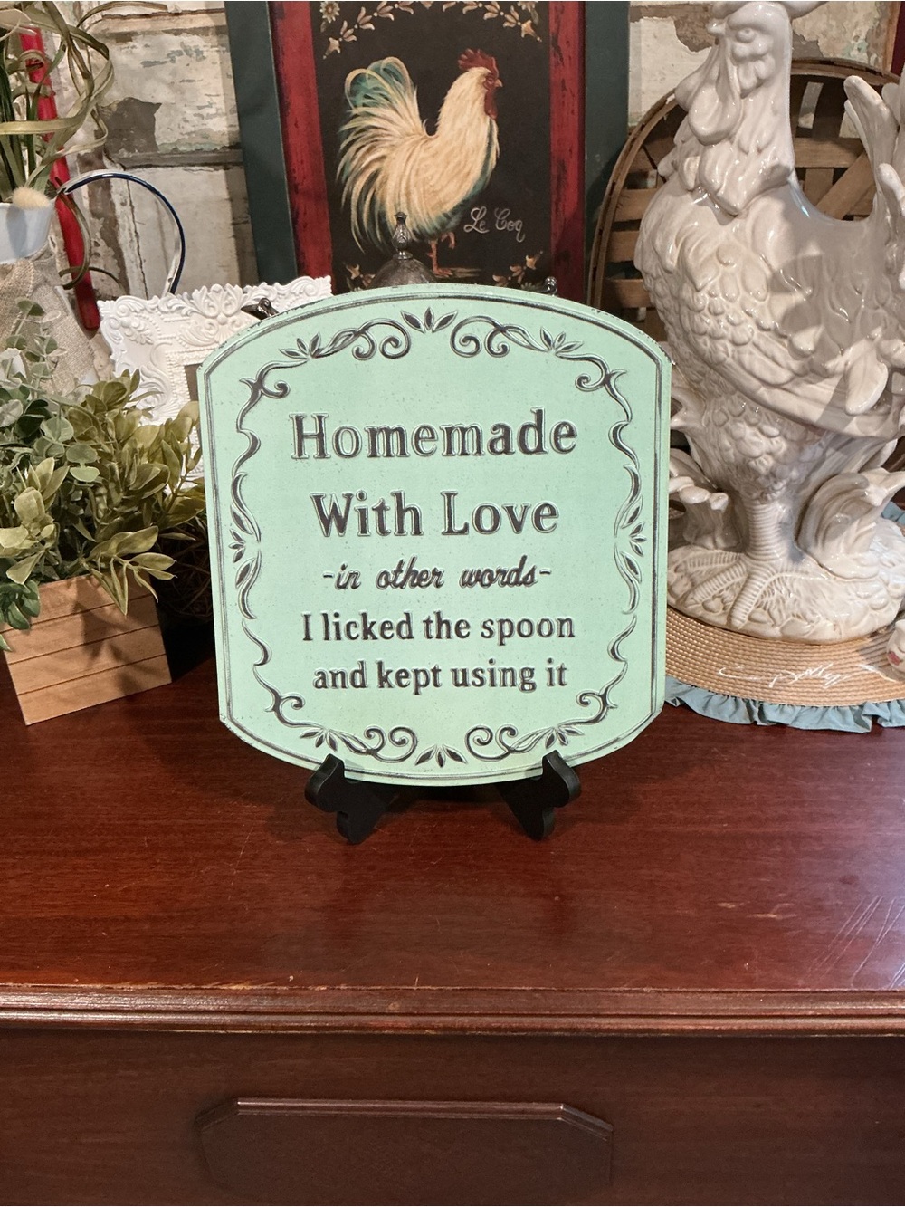 Hobby Lobby Homemade With Love Decorative Metal Sign